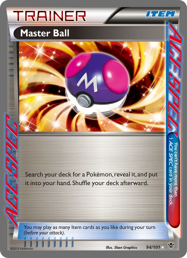 Master Ball Pokémon card