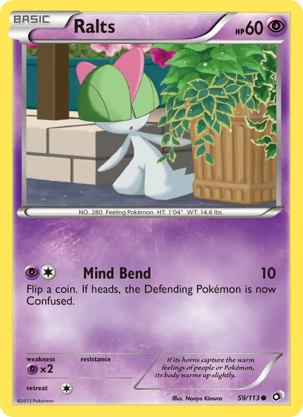 Ralts Pokémon card