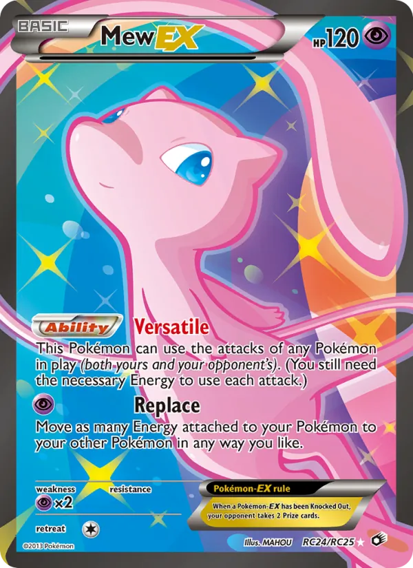 Mew-EX Pokémon card