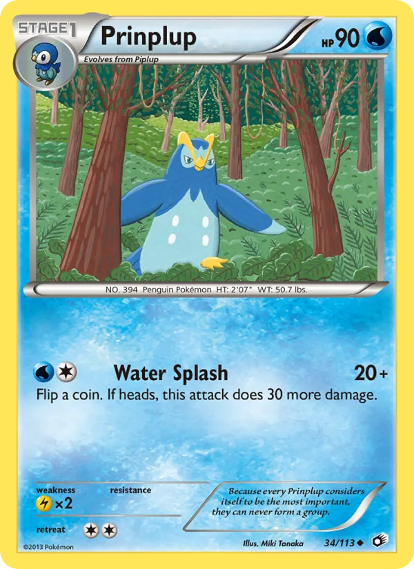 Prinplup card