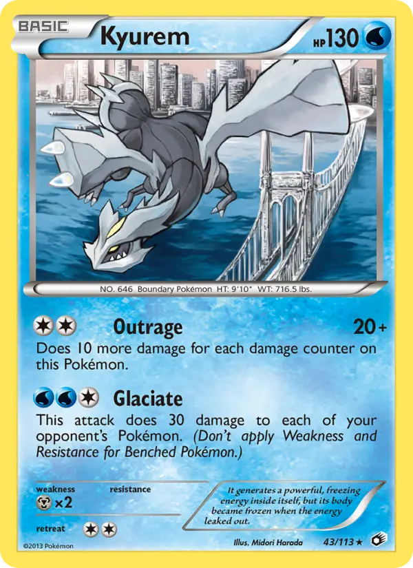 Kyurem Pokémon card