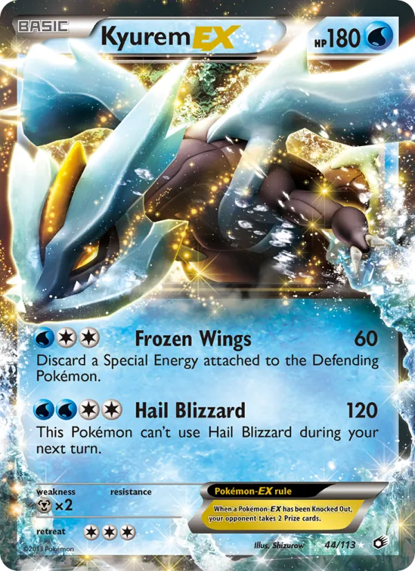 Kyurem-EX Pokémon card