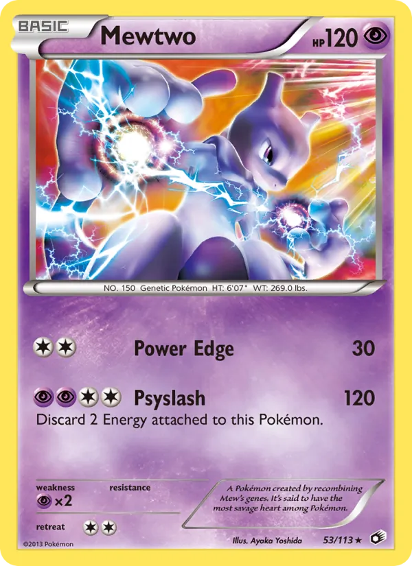 Mewtwo Pokémon card