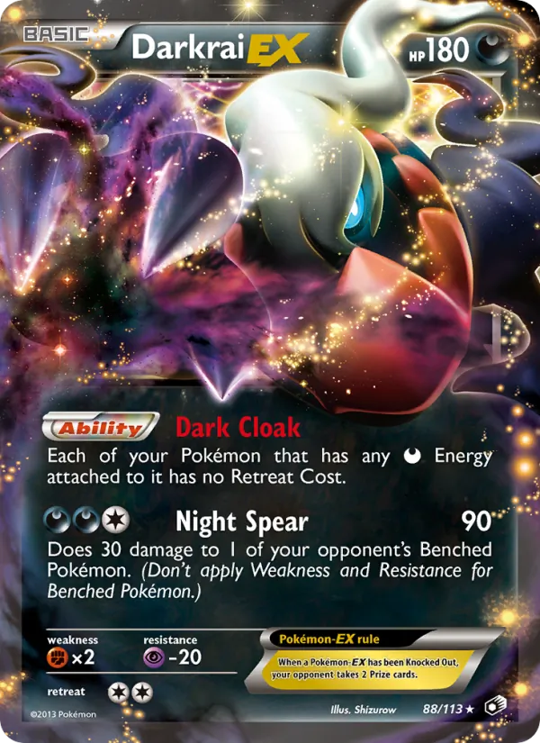 Darkrai-EX Pokémon card