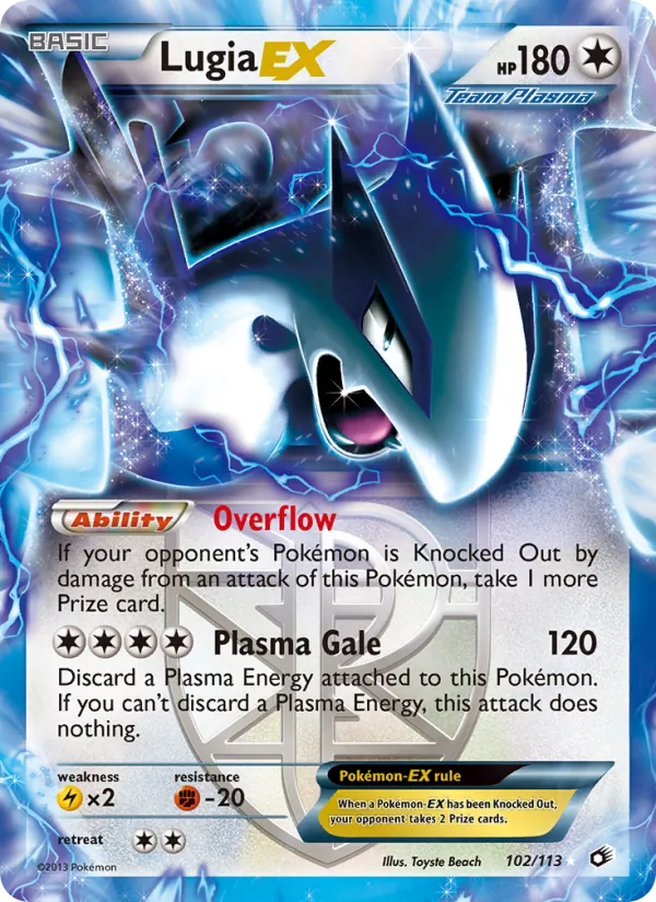 Lugia-EX card