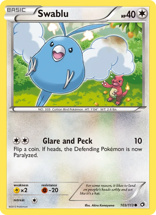 Swablu card