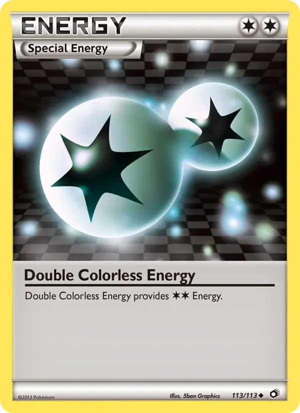 Double Colorless Energy Pokémon card