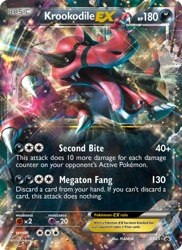 Krookodile EX Pokémon card