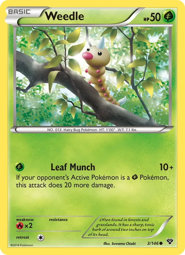 Weedle card