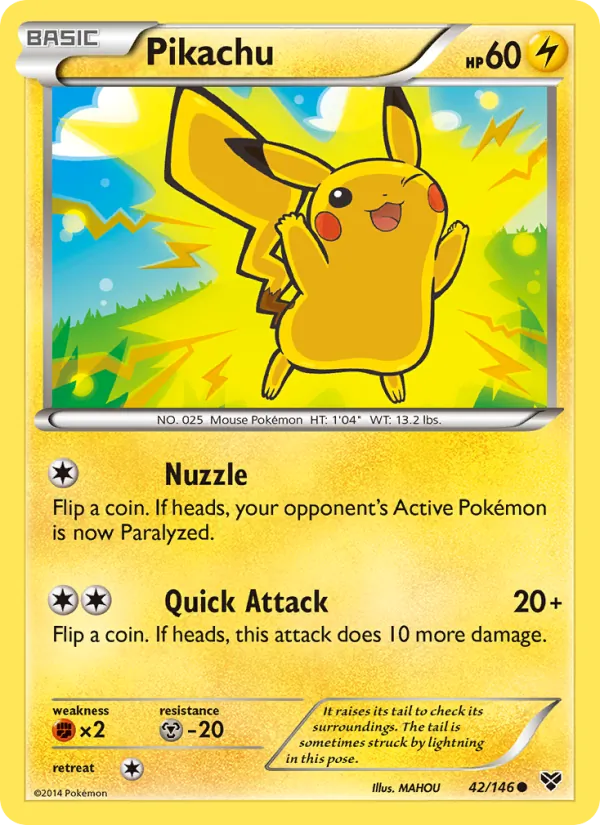 Pikachu Pokémon card
