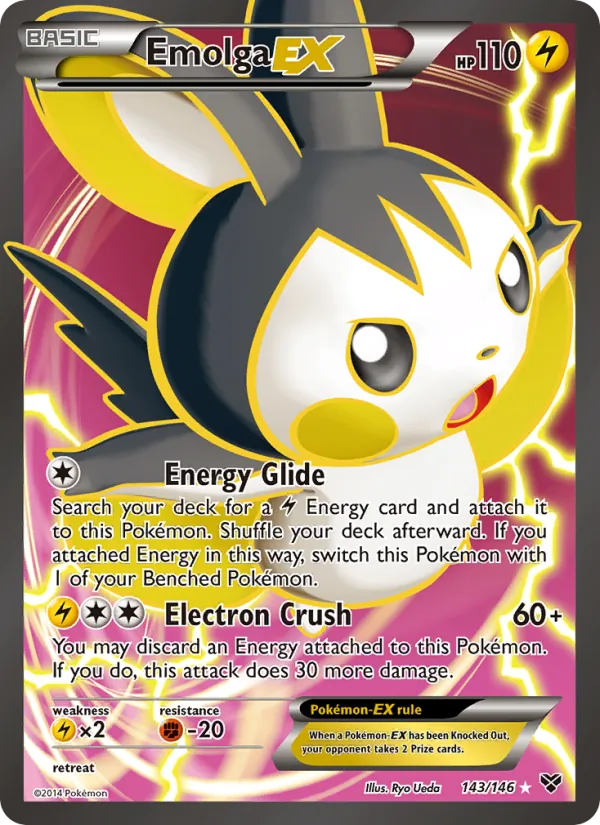 Emolga EX Pokémon card