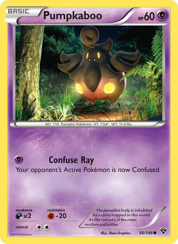 Pumpkaboo Pokémon card