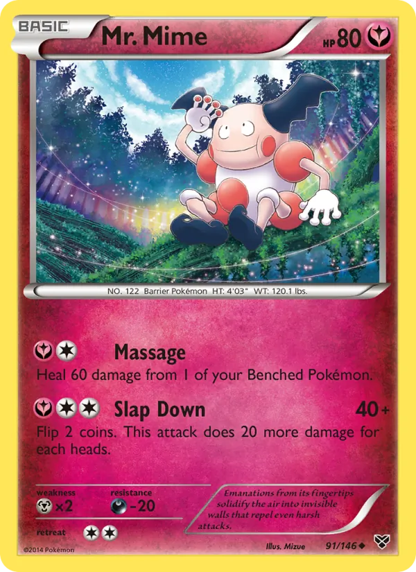 Mr. Mime Pokémon card