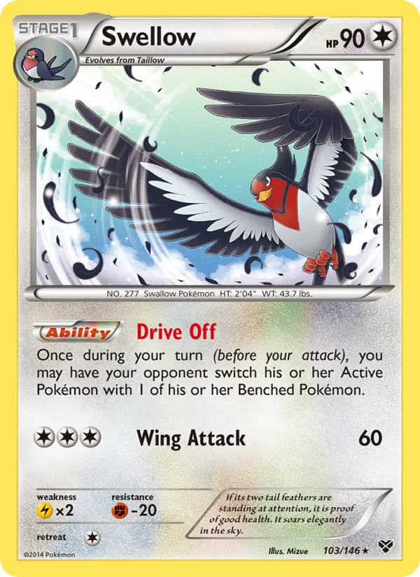 Swellow card
