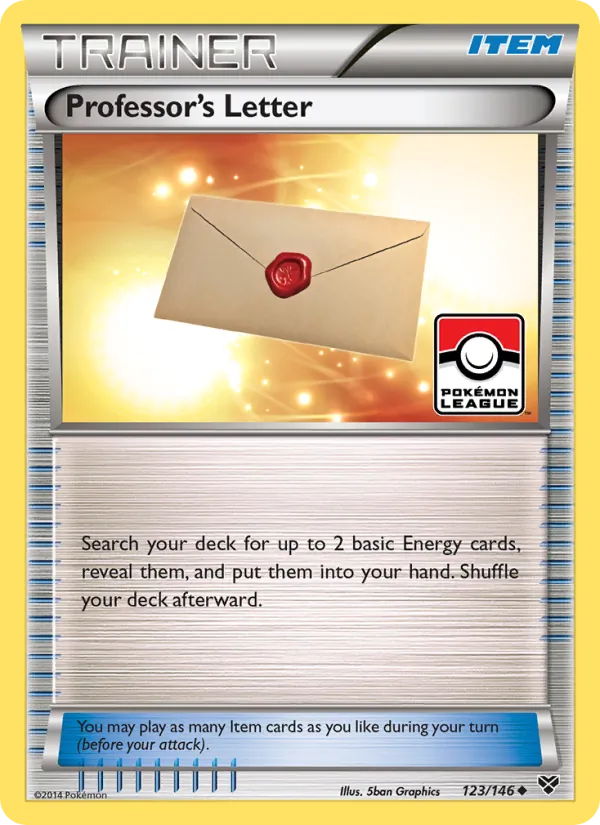Professor's Letter card
