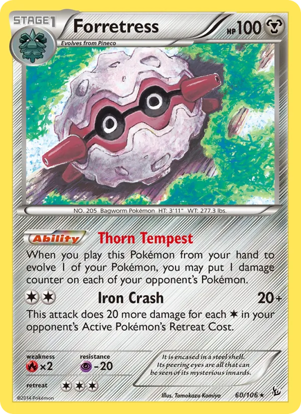 Forretress Pokémon card