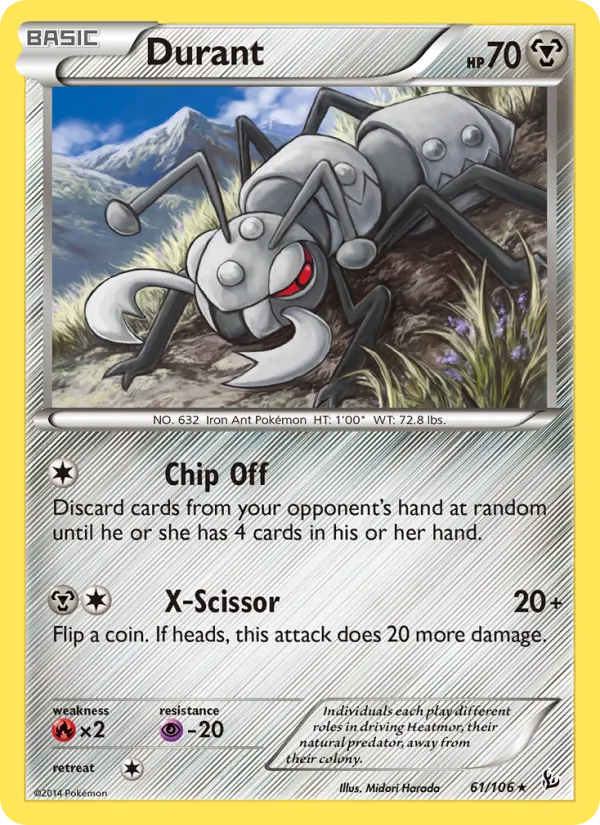 Durant Pokémon card