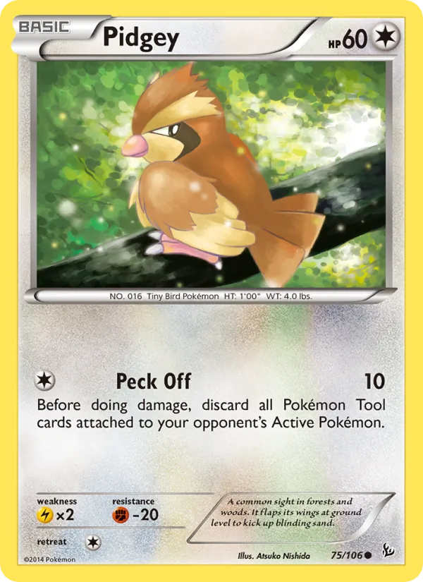 Pidgey Pokémon card