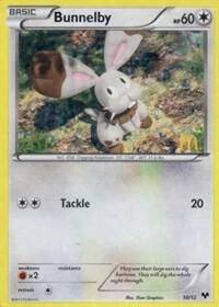 Bunnelby Pokémon card