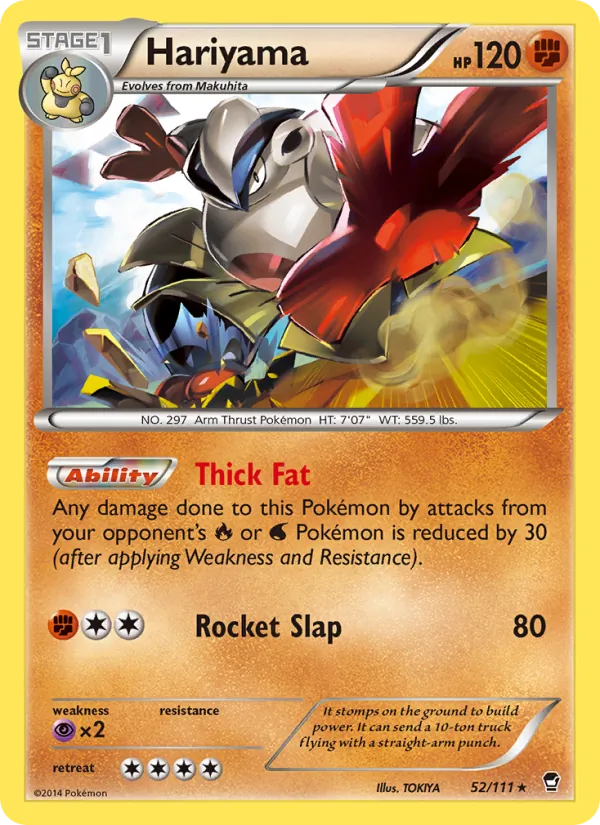 Hariyama Pokémon card