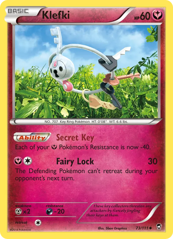 Klefki Pokémon card