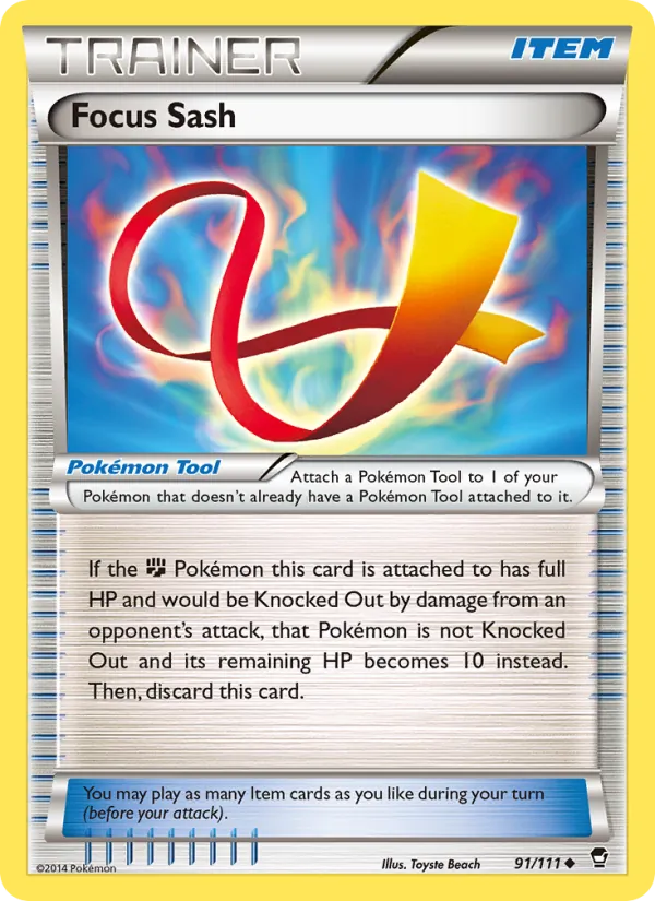 Focus Sash card