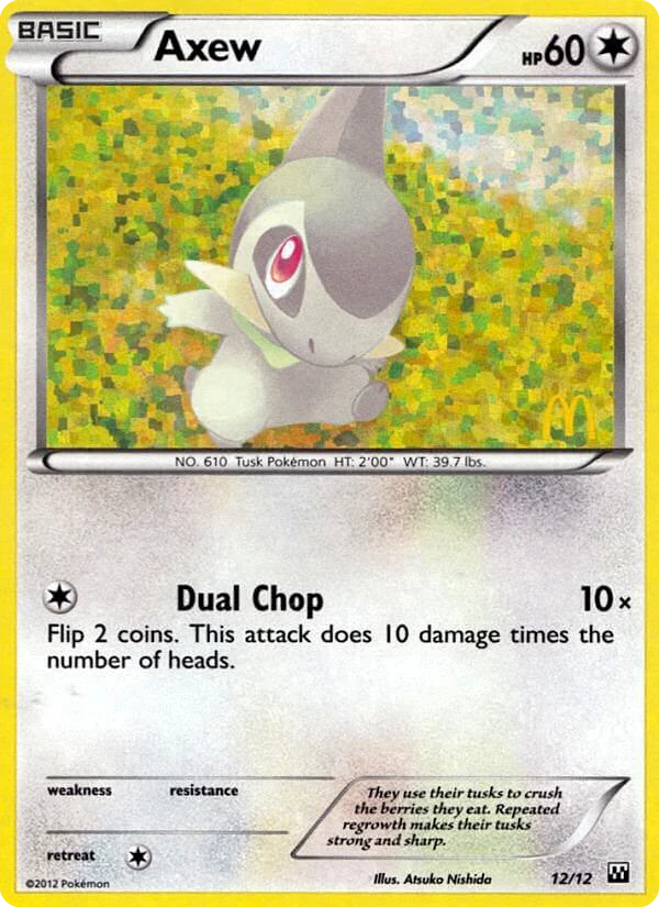 Dual Chop Pokémon card