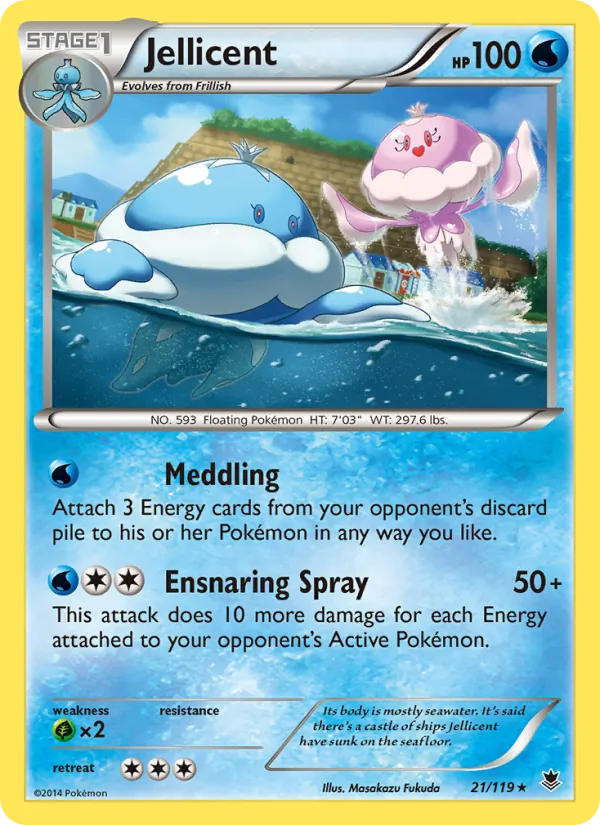 Jellicent Pokémon card