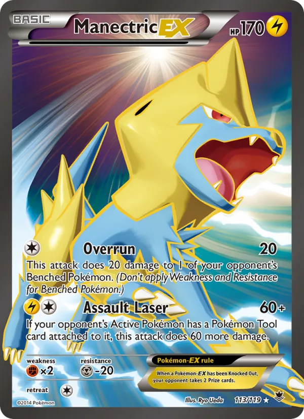 Manectric EX Pokémon card