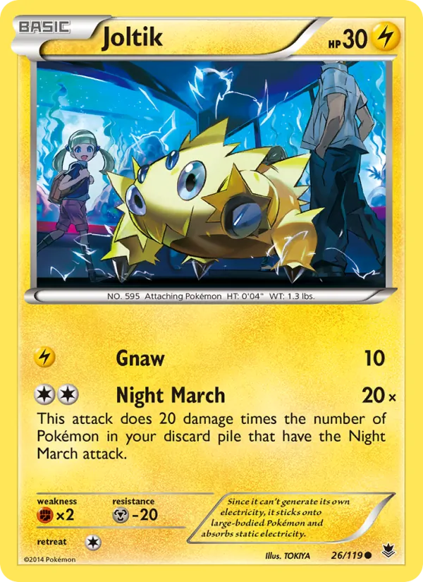Joltik Pokémon card
