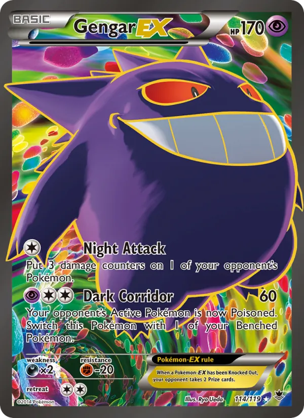 Gengar EX Pokémon card