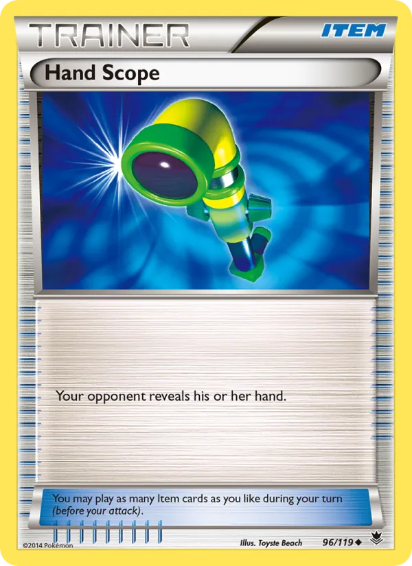 Hand Scope card
