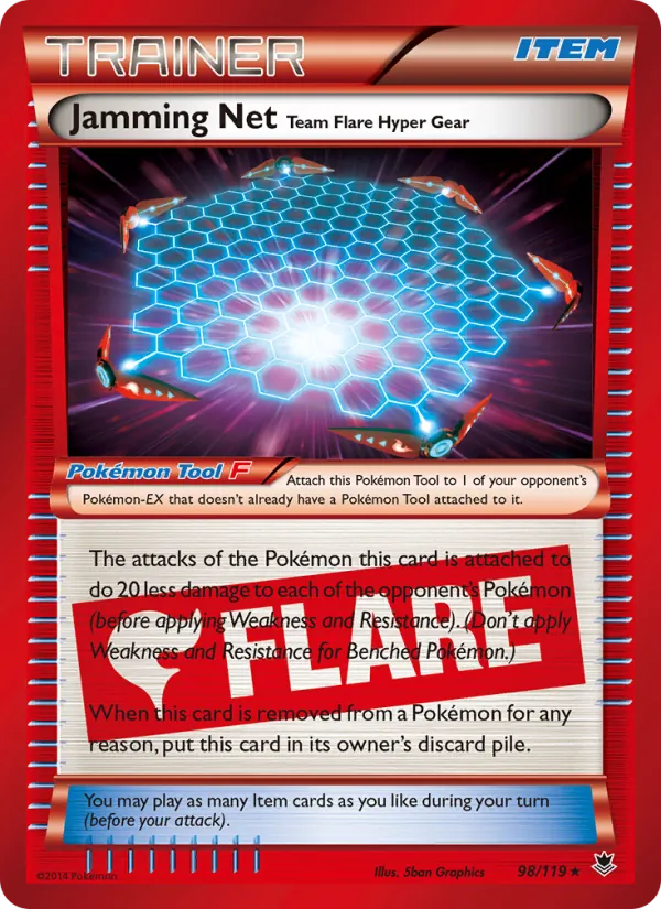 Jamming Net Team Flare Hyper Gear card