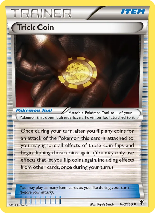 Trick Coin card