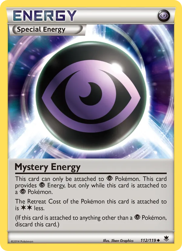 Mystery Energy card