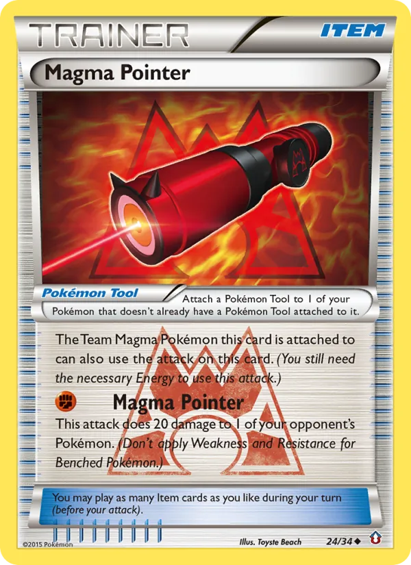 Magma Pointer card