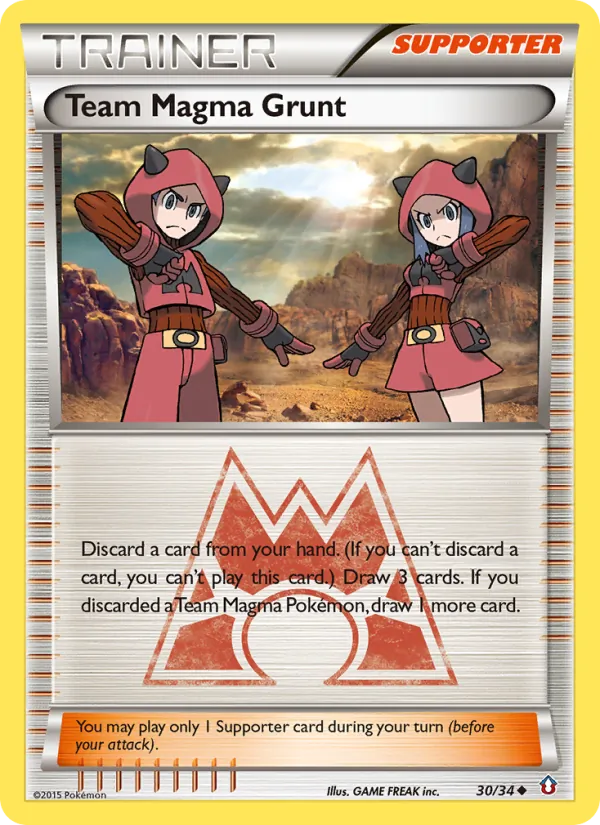 Team Magma Grunt card