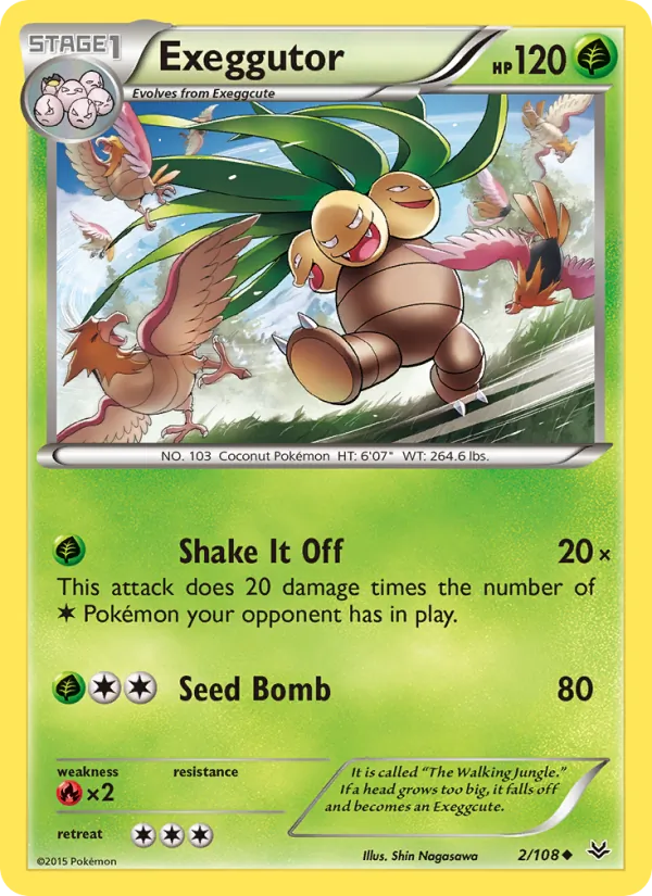 Exeggutor Pokémon card