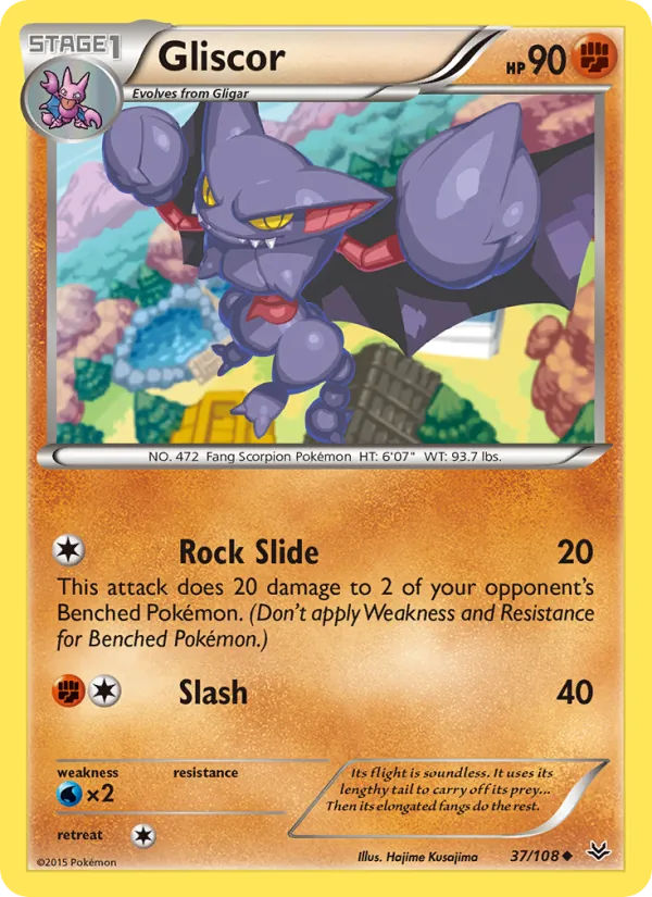 Gliscor Pokémon card