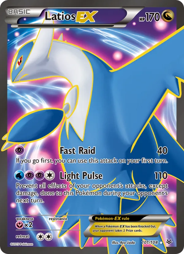 Latios EX Pokémon card