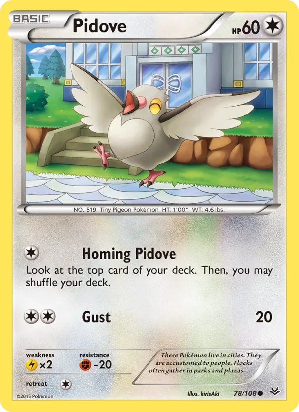 Pidove Pokémon card