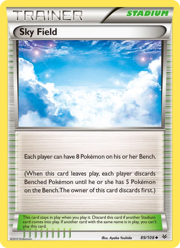 Sky Field card