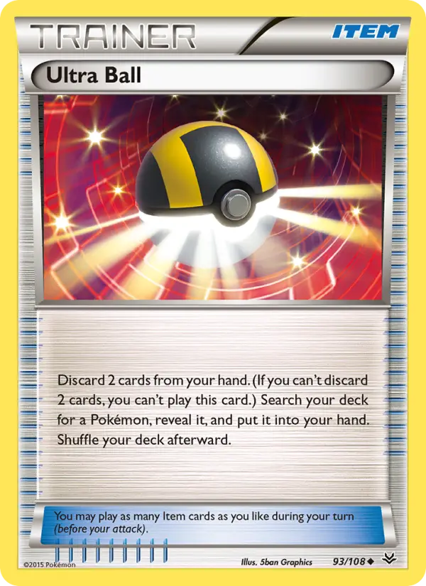 Ultra Ball Pokémon card
