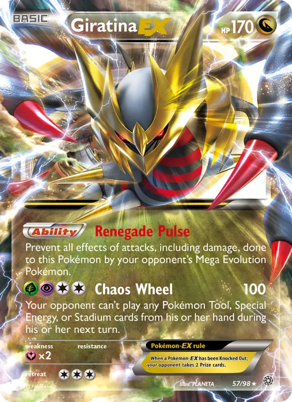 Giratina EX Pokémon card