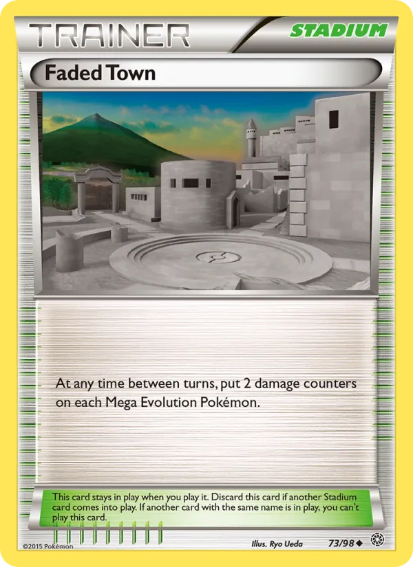 Faded Town card