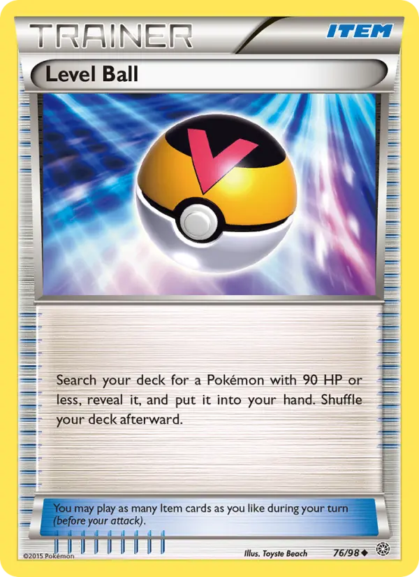 Level Ball Pokémon card