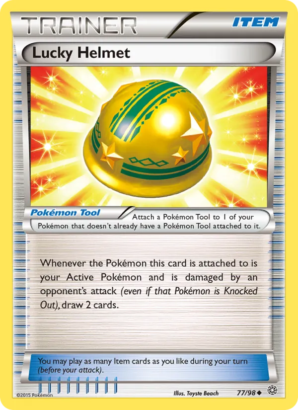 Lucky Helmet card