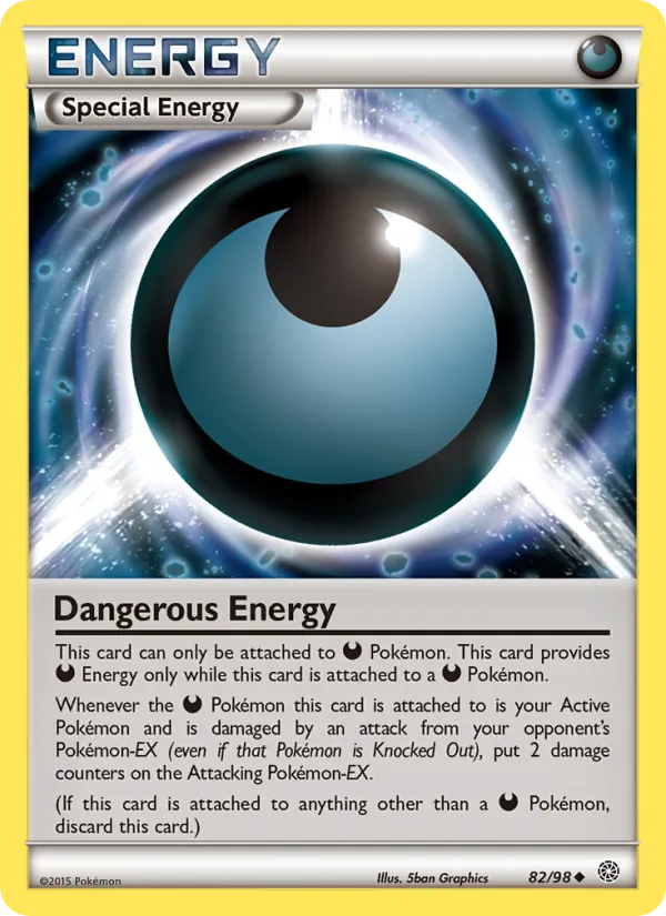 Dangerous Energy card