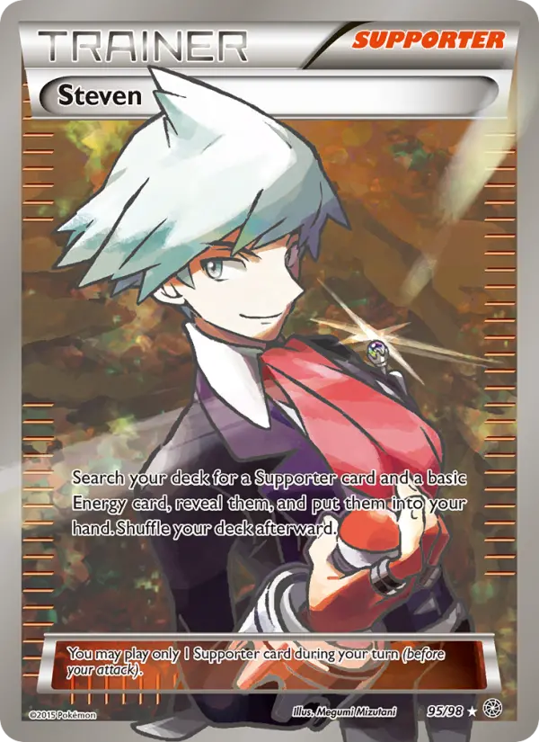 Steven Pokémon card