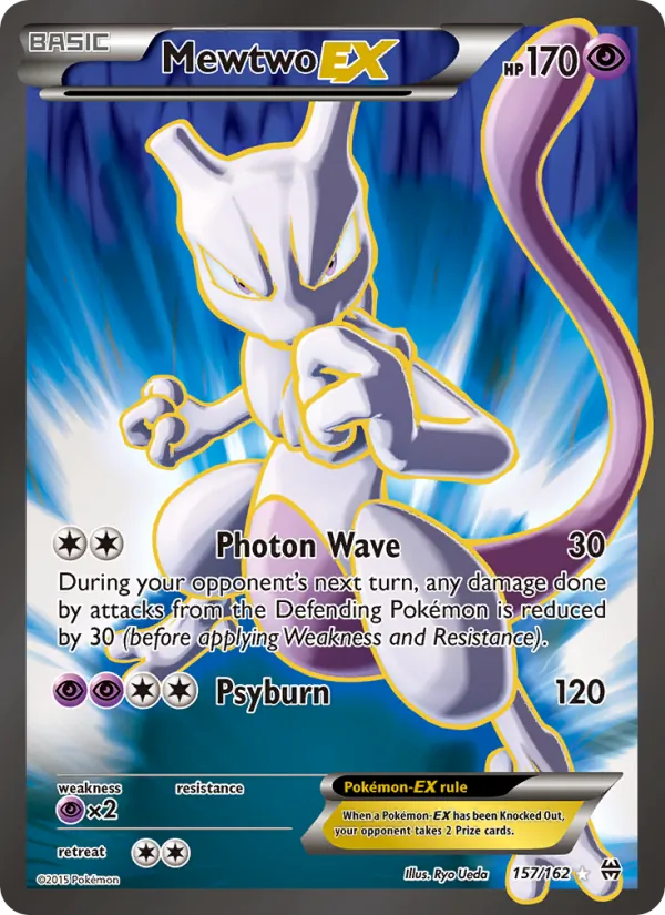 Mewtwo EX Pokémon card